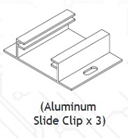 ALLANSON ALUMINUM SLIDE CLIP